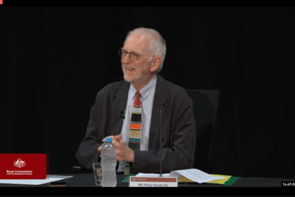 Peter Rouch Kc Robodebt stopped on warning of public office liability: Hanks KC
