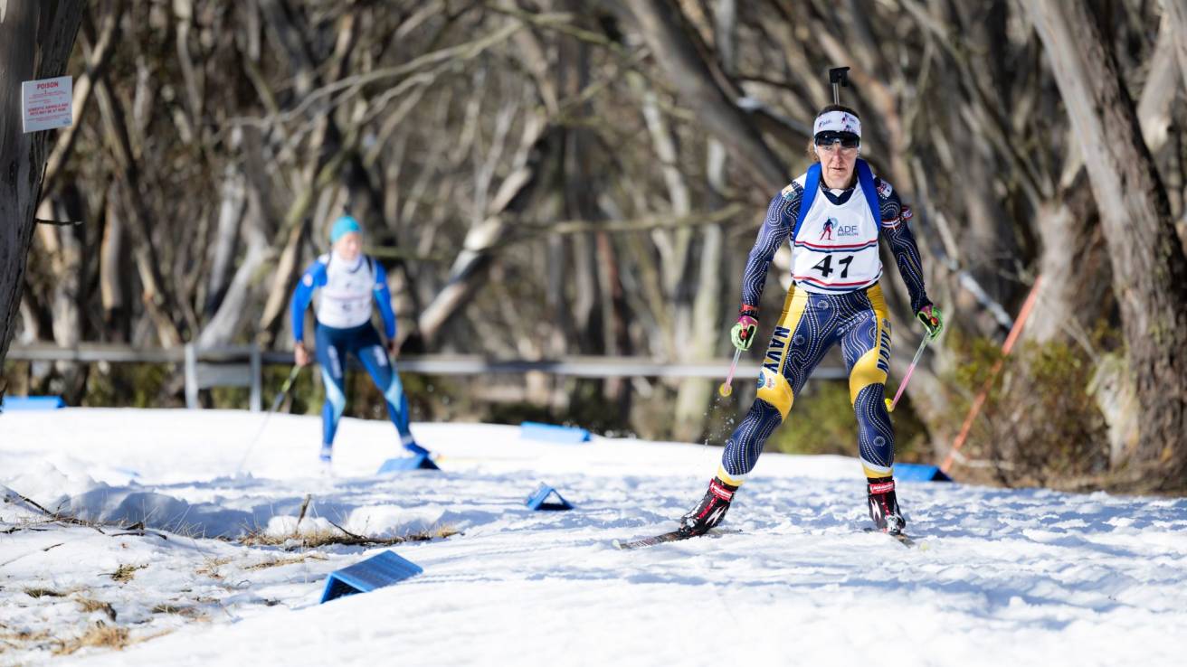 Shooting stuff while skiing? ADF has your telemark